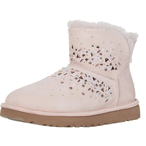 ugg bling studded short boot
